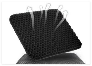 Coussin De Gel Pour Chaise - Anti-escarres, Respirant - 46x43,5x3,5 Cm - Pour Bureau, Voiture, Fauteuil Roulant, Maison