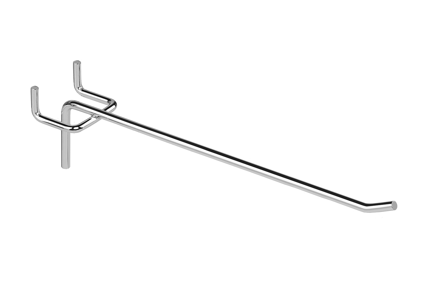 Zestaw 100x Zawieszka pojedyncza europerforowana 20cm fi4 srebrny KTD