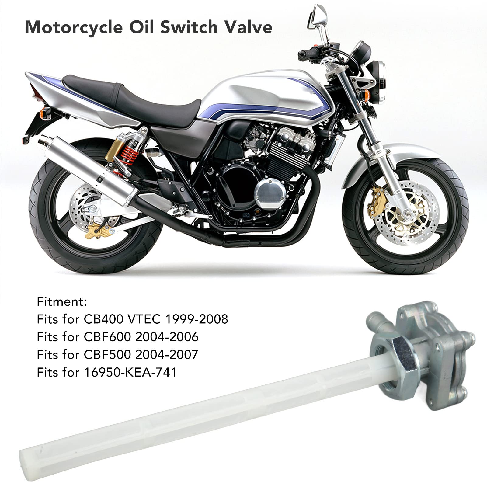 Robinet essence moto CB400 VTEC CBF600 CBF500 XLV650 Transalp. - 7