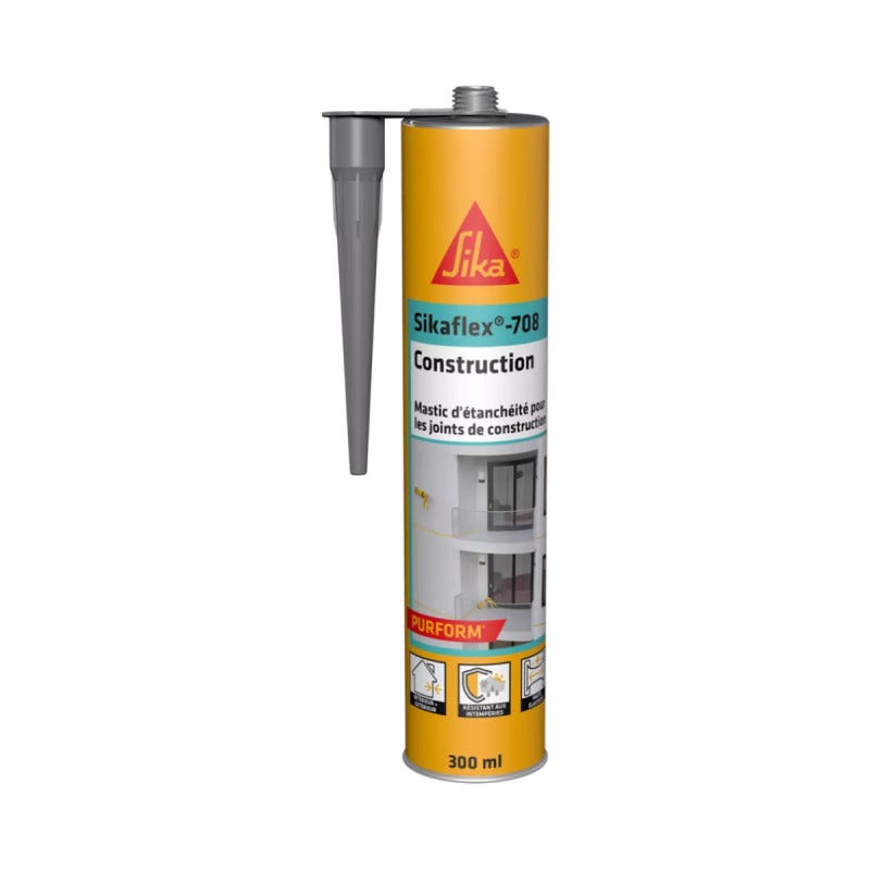 Mastic d'étanchéité pour joints construction SIKA Sikaflex 708 ...