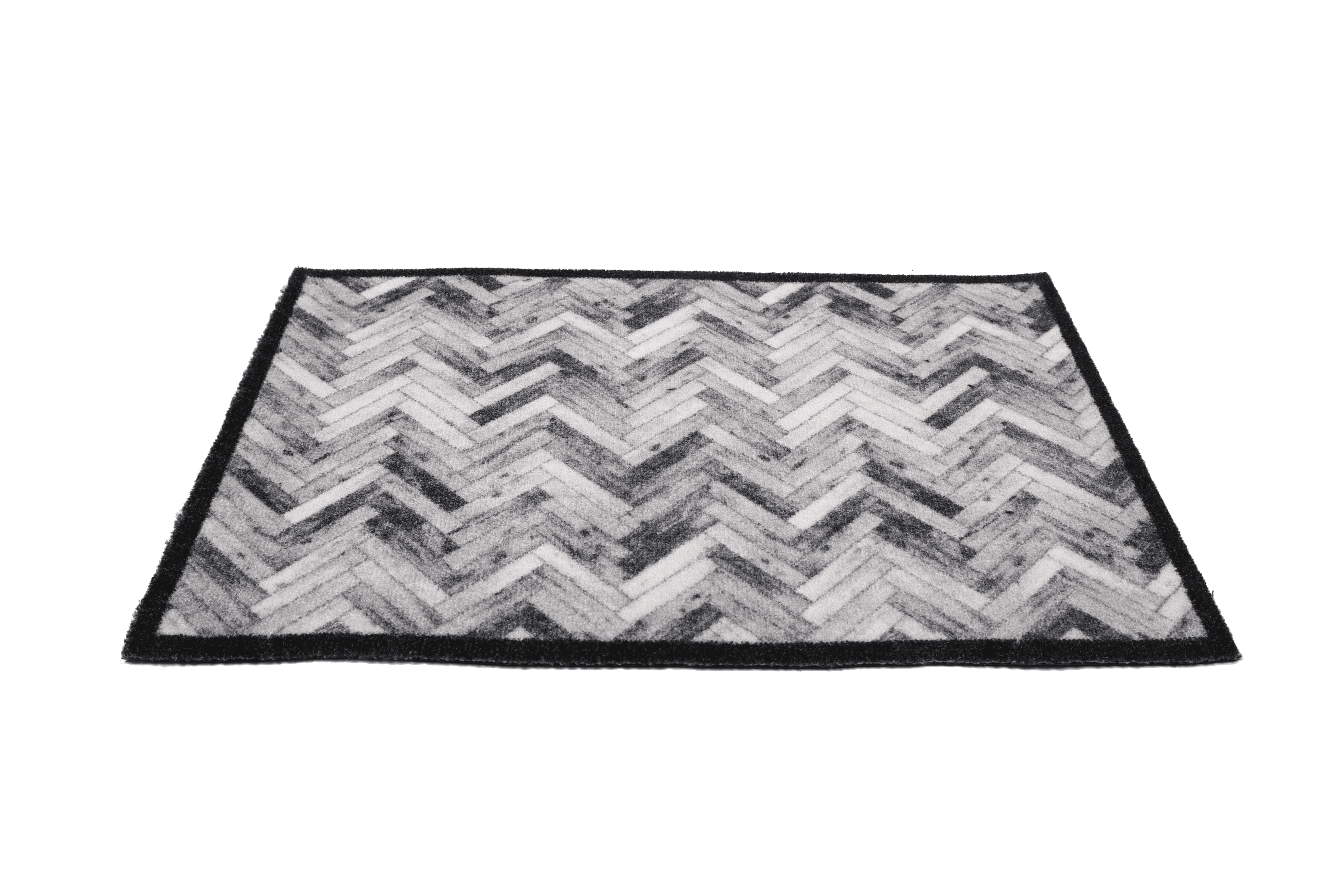 Alfombra de entrada personalizado - modelo everest - gris - 50cm x 75cm