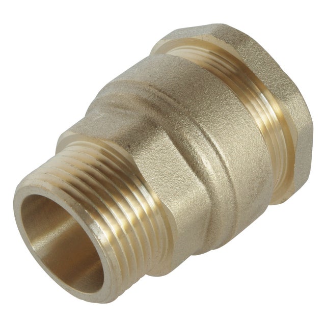 Raccord laiton droit SUMO pour tube PE Ø63 mm - Mâle 2