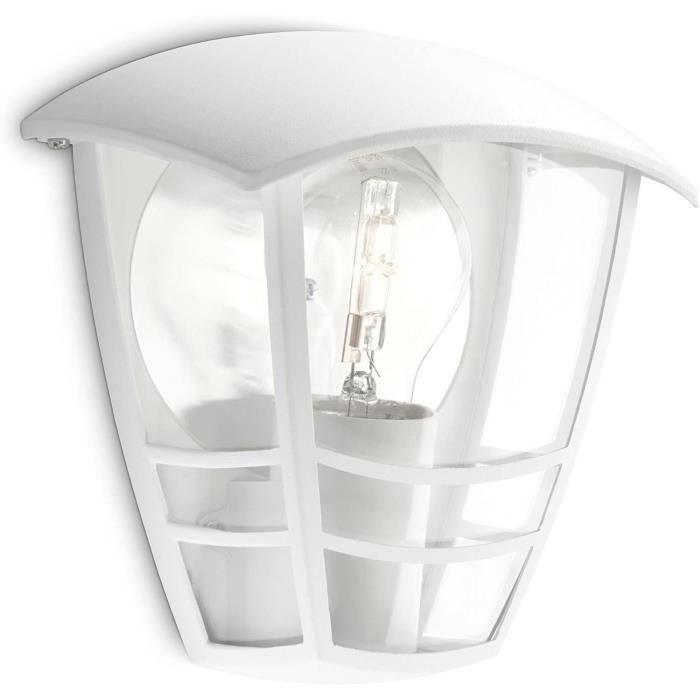 Applique Creek, Blanc, Aluminium, E27, IP44, 195 mm x 180 mm x 130 mm - 7