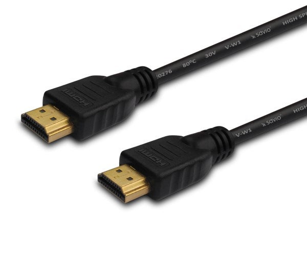 Câble HDMI Savio CL-05 2 m, type A (standard), noir | Leroy Merlin