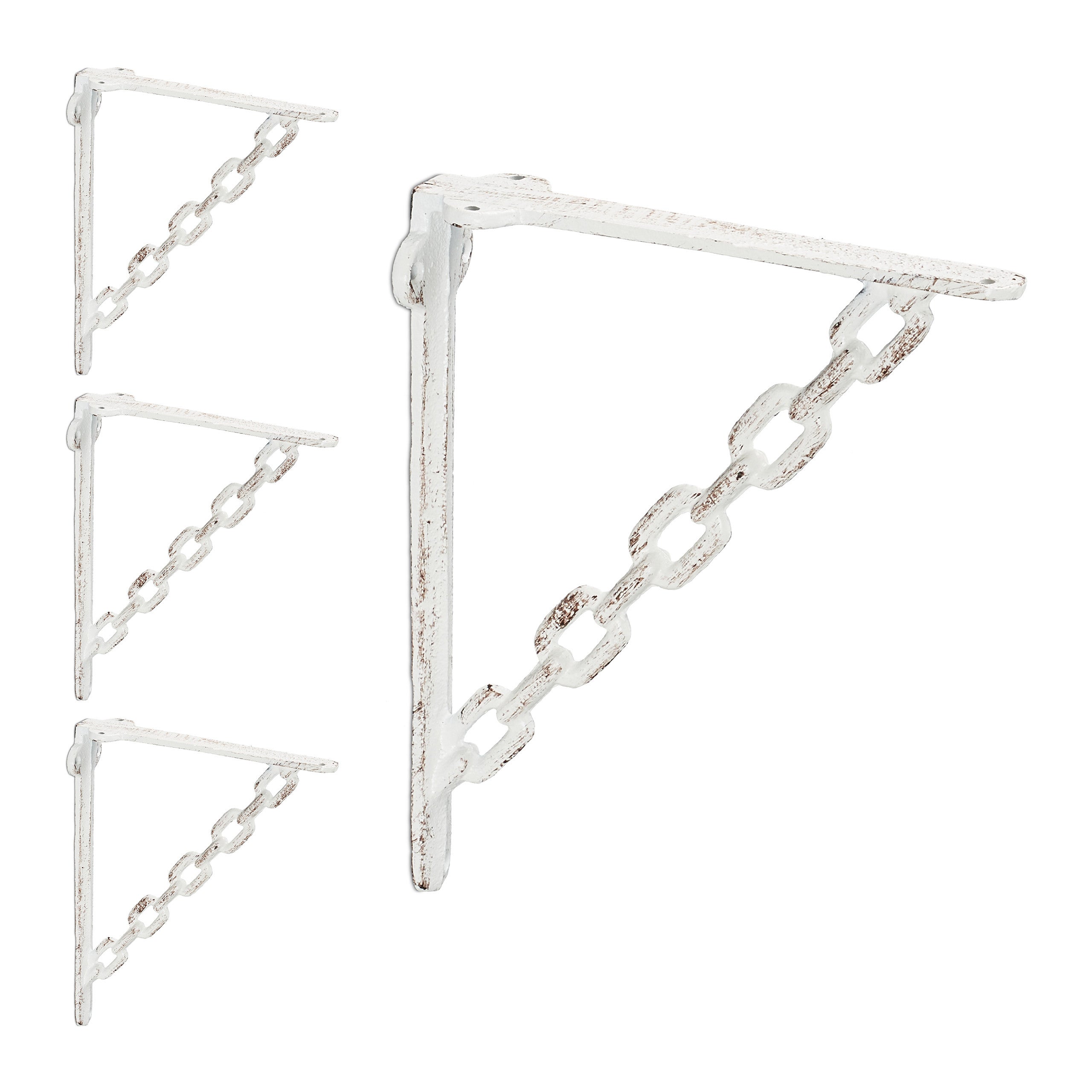 Fer Tendance | 20 | 2 Staffe Da Parete 7,5 Cm | Ruggine Sabbiata - Foto 6