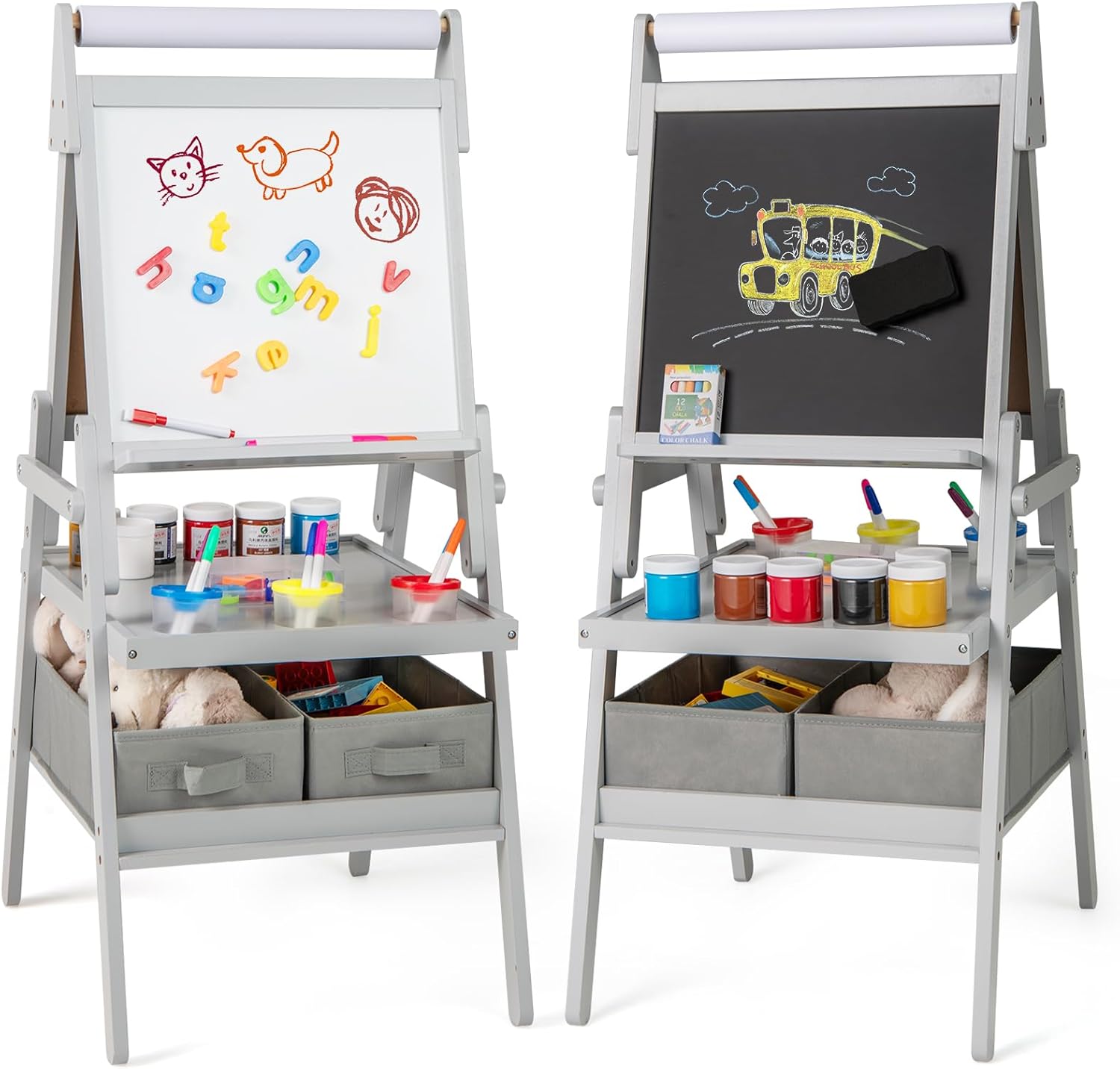 Tableau Chevalet Magnétique Deli Trépied 60X90 Cm