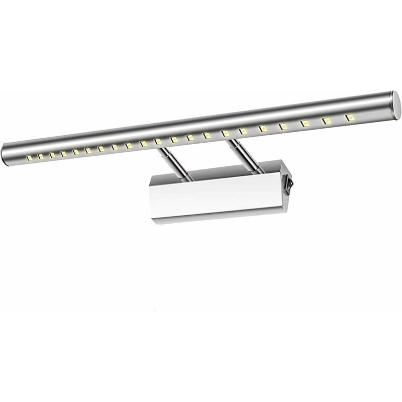 Oświetlenie lustra łazienkowego LED, lampa stołowa 5W, wodoszczelna IP44, nadmuchiwana, dekoracyjna, meble łazienkowe, 40 cm (biała)