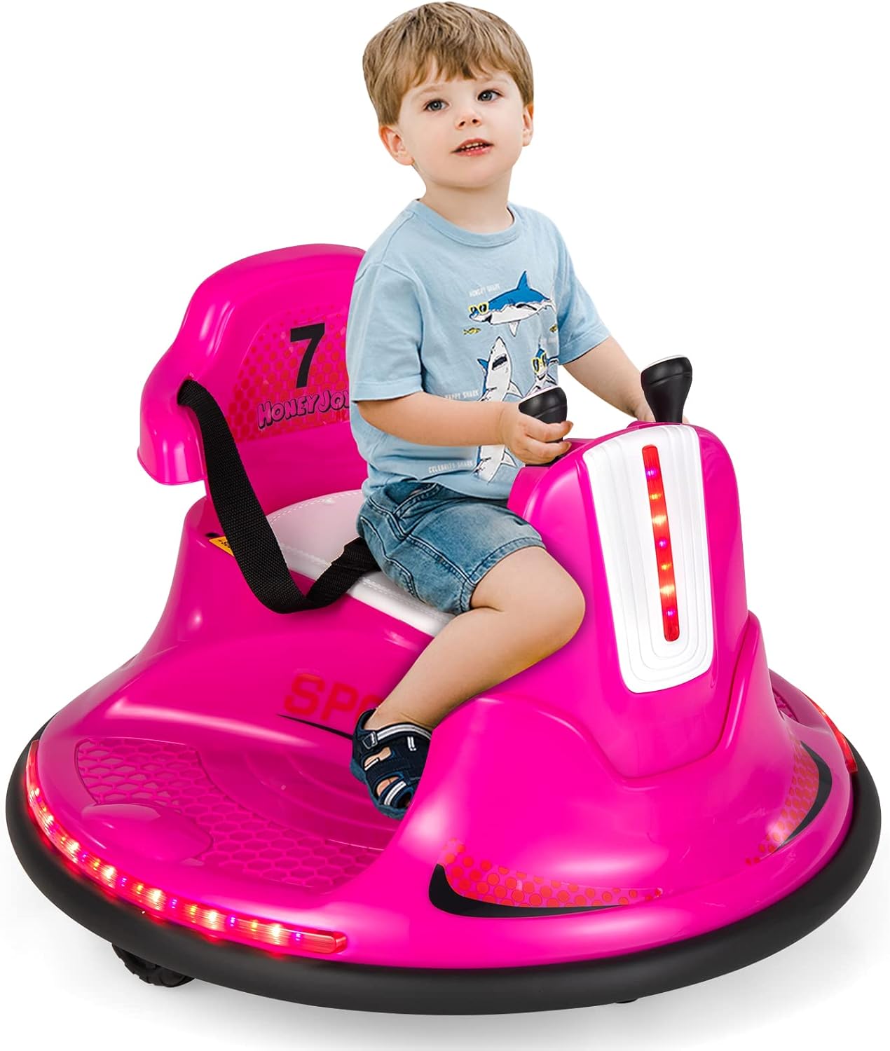 DREAMADE 360° Auto Tamponneuse Électrique Enfant 2-5 Ans avec DREAMADE 360° Auto Tamponneuse Électrique Enfant 2-5 Ans avec