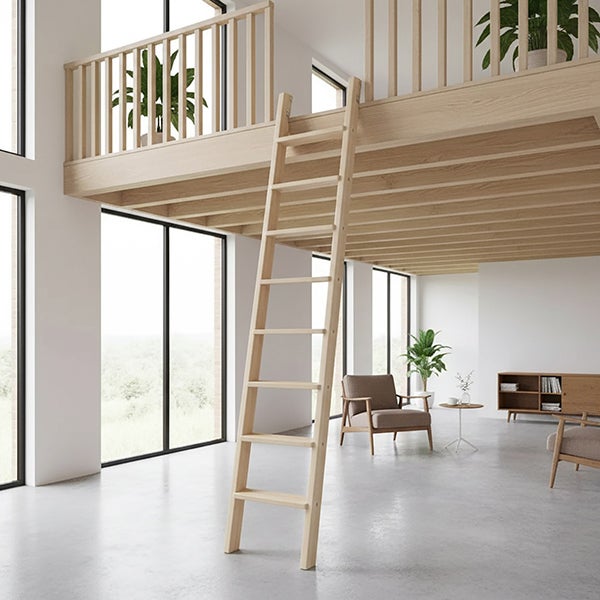 Echelle meunier 9 marches - Hauteur à atteindre 2.30m - BMP250 - 4