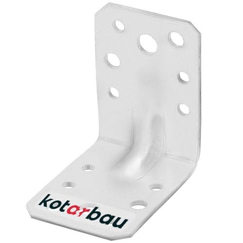 KOTARBAU® Support de poteau en U à visser 50 mm, galvanisé à chaud, la solution parfaite pour assembler différents éléments, argenté KOTARBAU® Support de poteau en U à visser 50 mm, galvanisé à chaud, la solution parfaite pour assembler différents éléments, argenté
