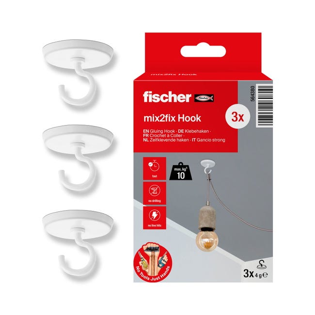 30 Ganci Adesivi Per Soffitto FOGAWA - Trasparenti, Portata 0.5kg, Per Decorazioni Natalizie E Feste - Foto 7