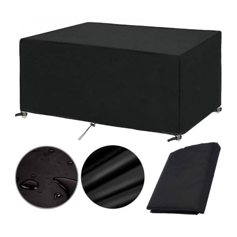 Pokrowiec ochronny na meble ogrodowe, 420D, 200 x 100 x 75 cm, wodoodporny, wiatroodporny, odporny na promieniowanie UV i zimno, tkanina Oxford