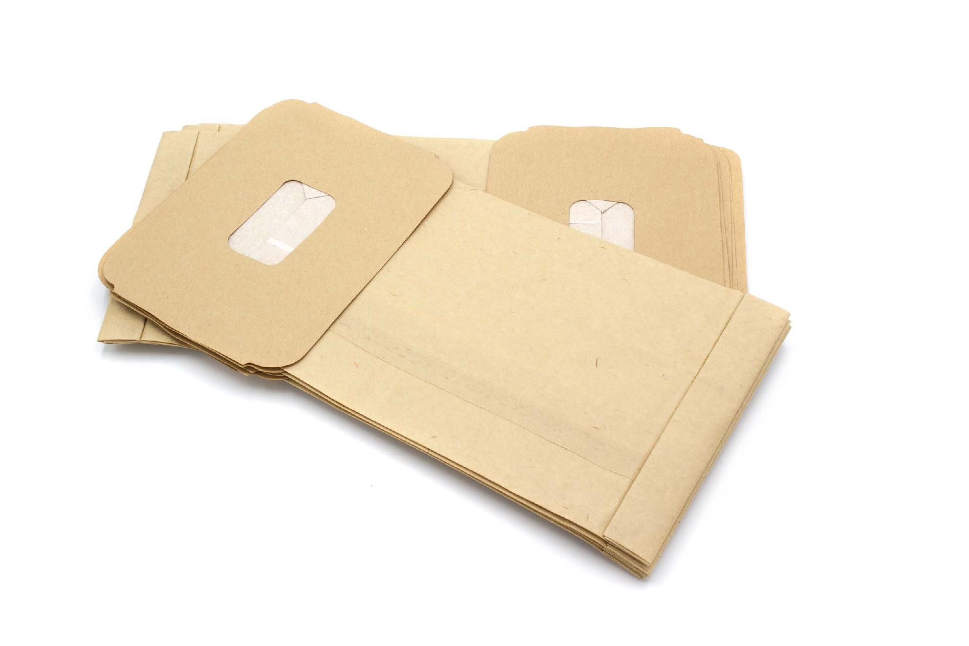 vhbw 10x Sacs compatible avec Philips P 94, 95, 96, 97, 98, 99 aspirateur - papier, 32cm x 17,5cm - 2