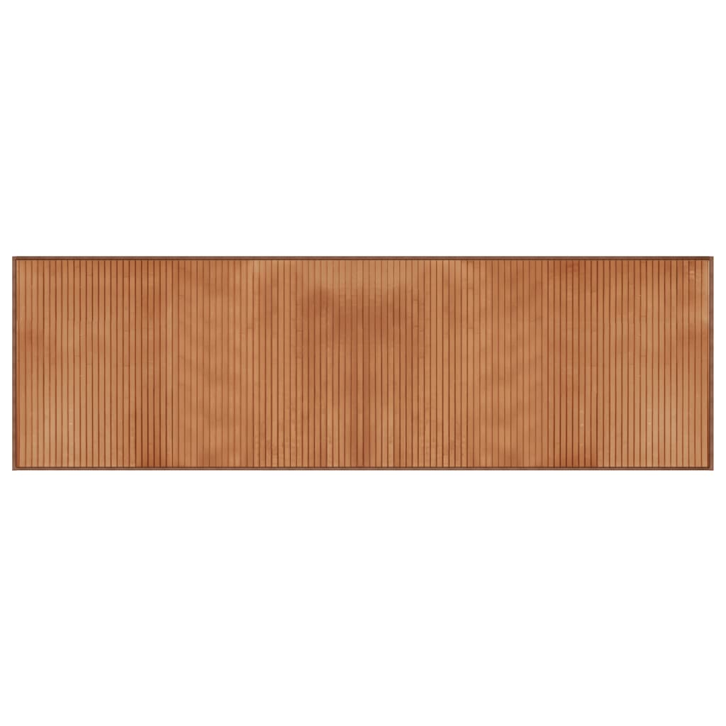 Tapis rectangulaire naturel 60x200 bambou - 2