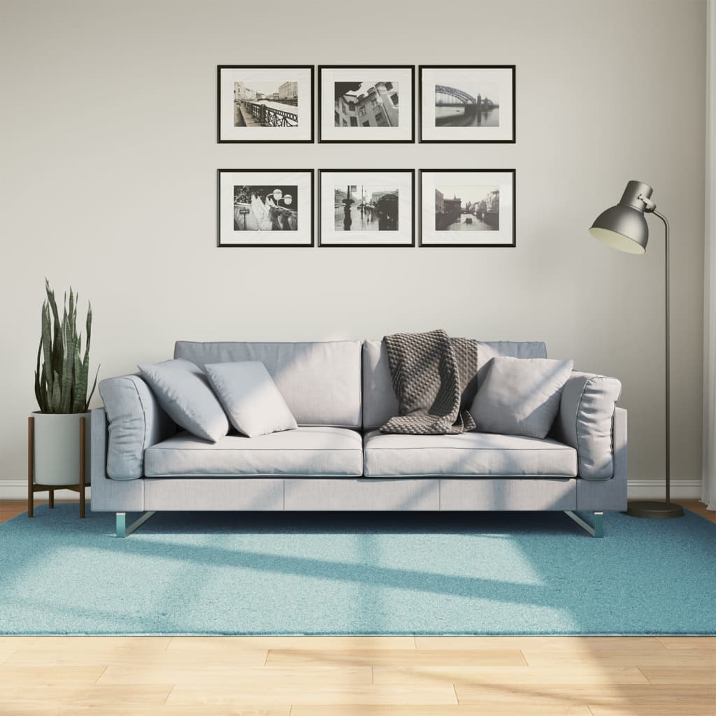 Dywan OVIEDO z krótkim włosiem, zielony, 160x230 cm vidaXL