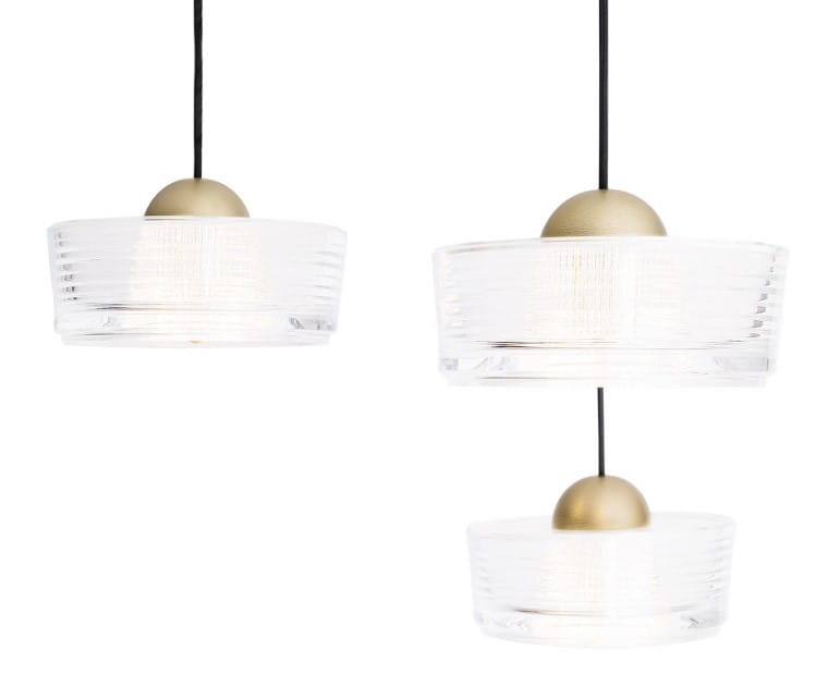 Lampa wisząca LIPARI LED 22W Ciepła biel 1728lm biało-złoty szczotkowany wym: 180 x 16 x 16 cm Maxlight