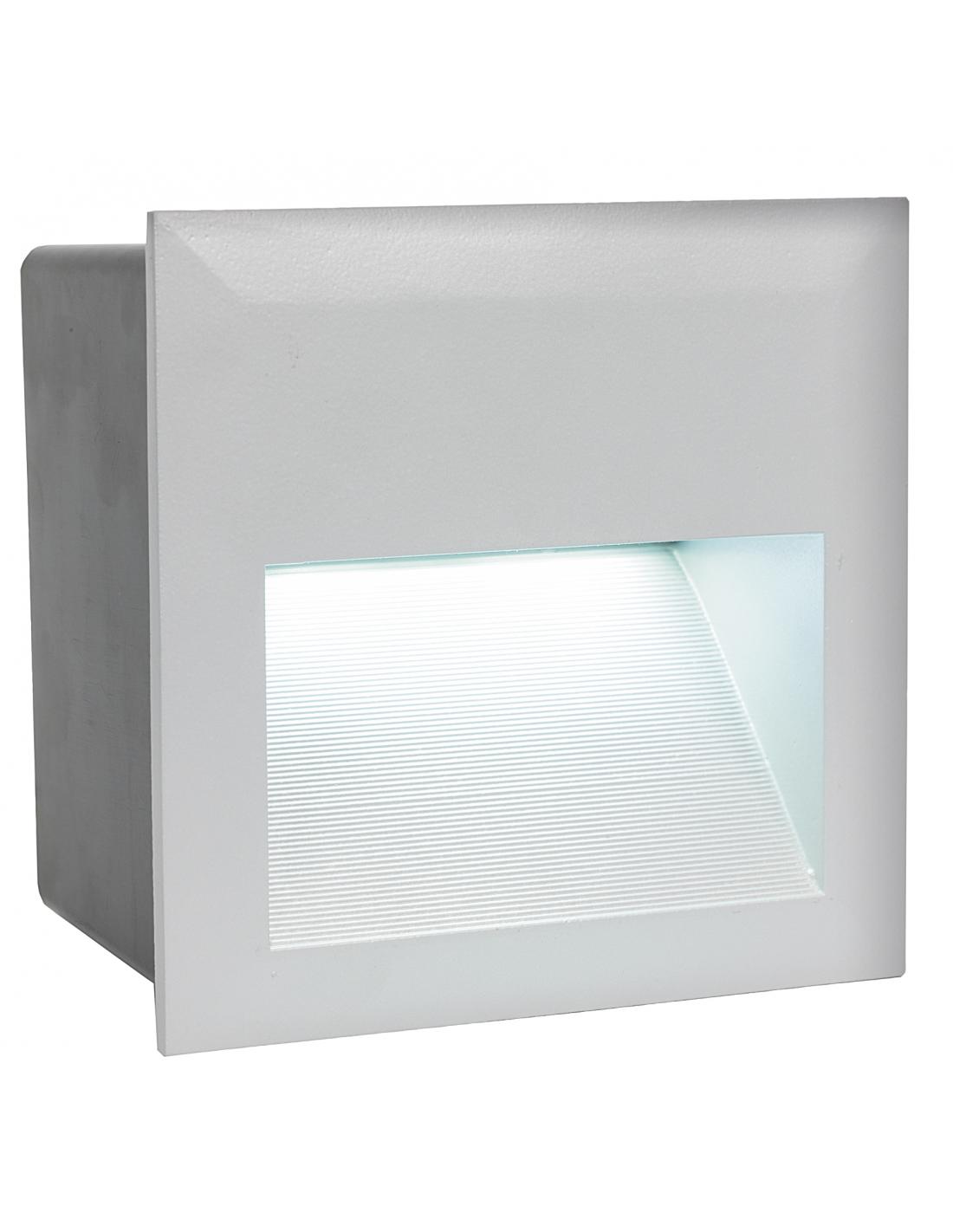Lampada Ad Incasso Esterno Moderno Zimba-Led Alluminio Argento Led - 4
