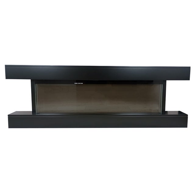 Tempo Style - ALARO ULTRA+ | Cheminée électrique murale et encastrable 750W/1500W Poêle ventilé à faible puissance, (Noir, 152cm)