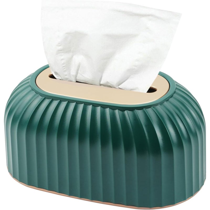 Elegancki i funkcjonalny, pasiasty, automatyczny, podnoszony pojemnik na chusteczki, kosmetyki i serwetki do łazienki i salonu