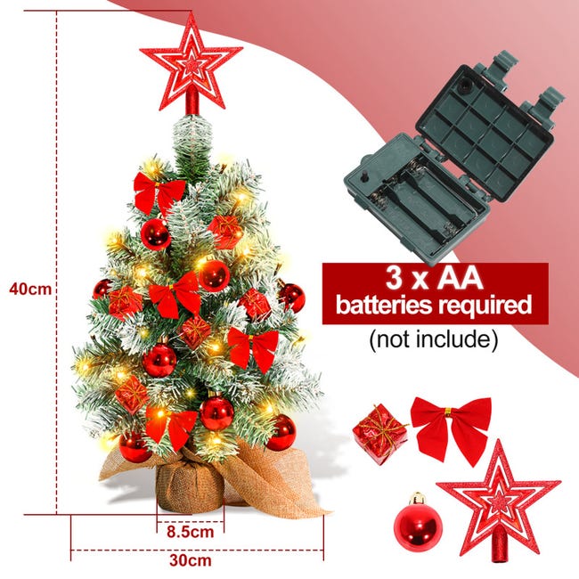 Albero di Natale in vetro rosso (L/H/D) 15x30x15cm | 10040356 Albero di Natale in vetro rosso (L/H/D) 15x30x15cm | 10040356