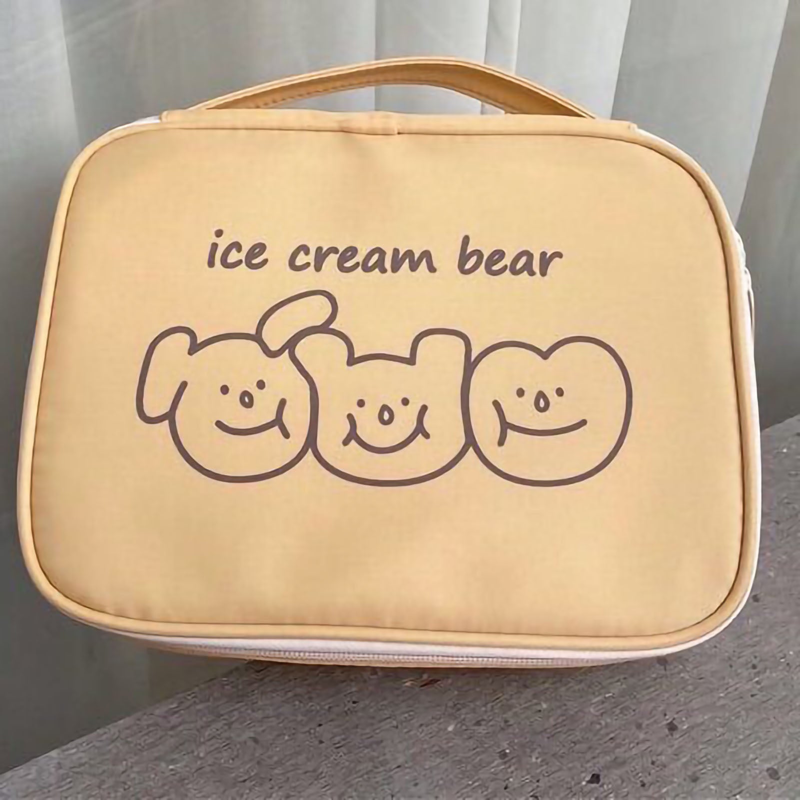 Trousse De Toilette De Voyage Imperméable – Organisateur à Fermeture éclair, Gris, Extensible Et Léger