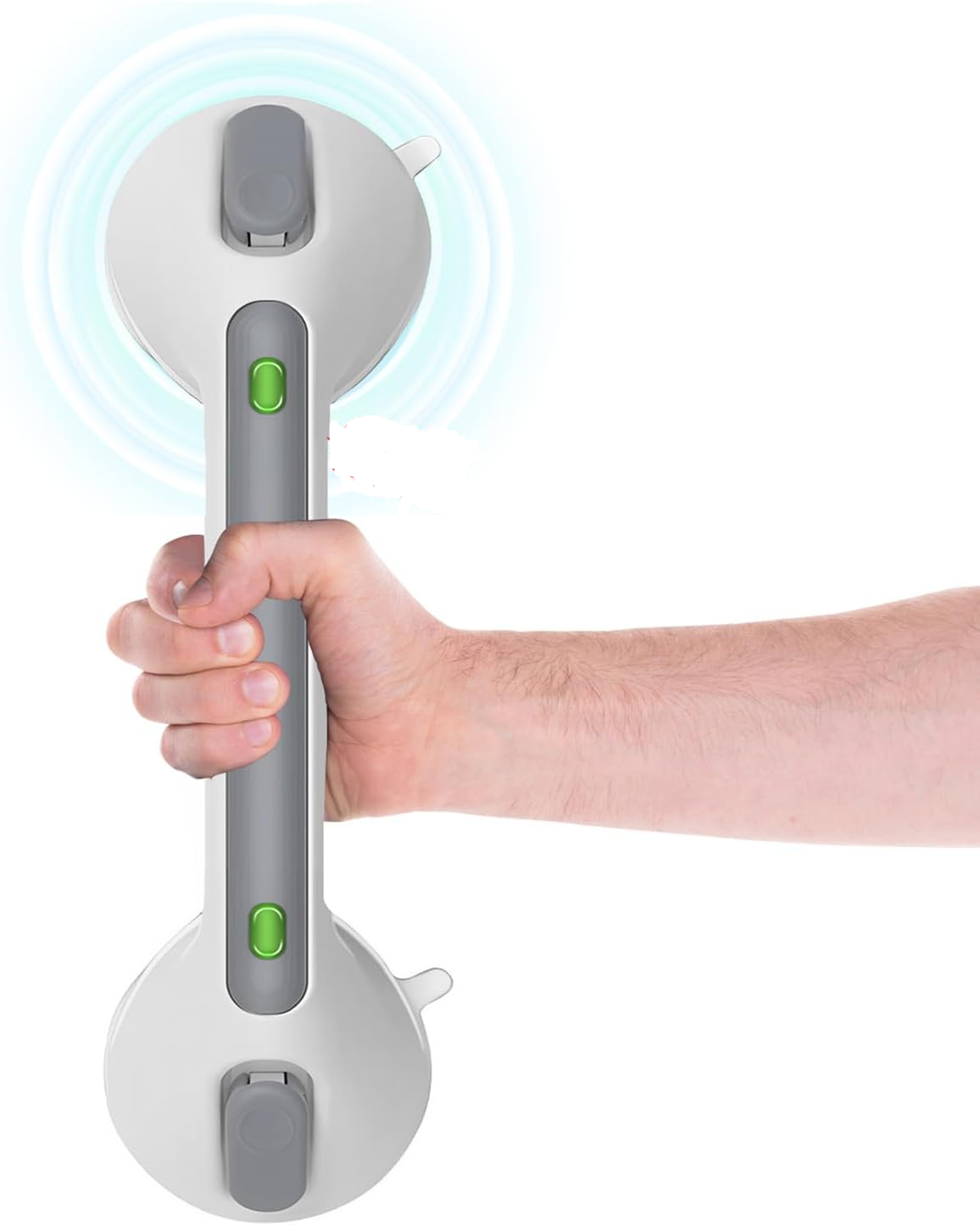 Uchwyt prysznicowy z przyssawką, 40 cm, bez wiercenia, odpowiedni dla osób starszych, niepełnosprawnych, dzieci i kobiet w ciąży