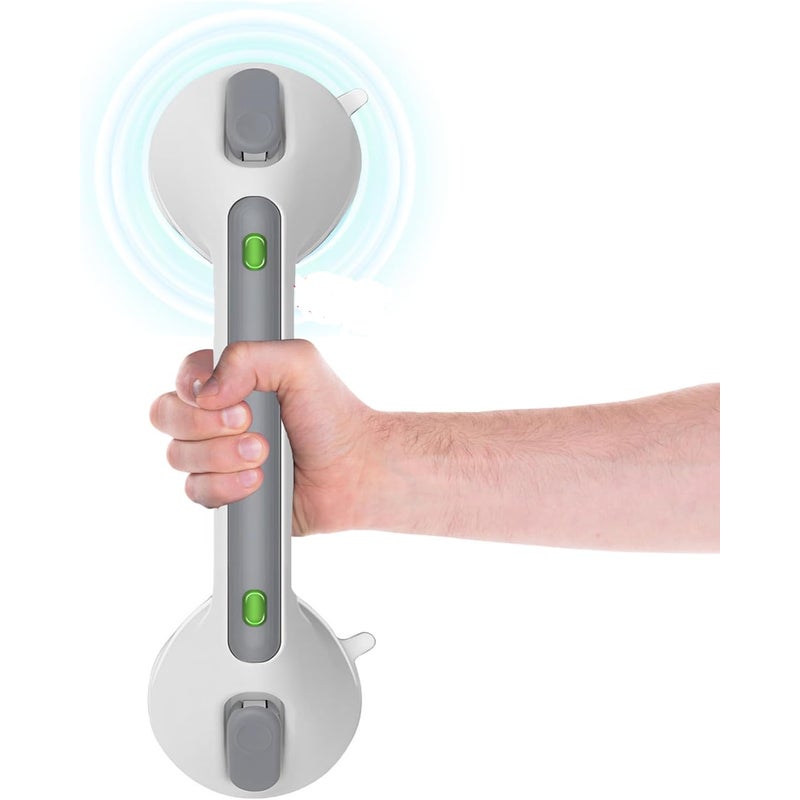 Uchwyt prysznicowy z przyssawką, 40 cm, bez wiercenia, odpowiedni dla osób starszych, niepełnosprawnych, dzieci i kobiet w ciąży