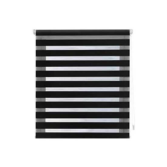 Blindecor   estor enrollable easyfix sin herramientas - medida estor: 92x180 - medida tela estor: 89x175 - estor negro