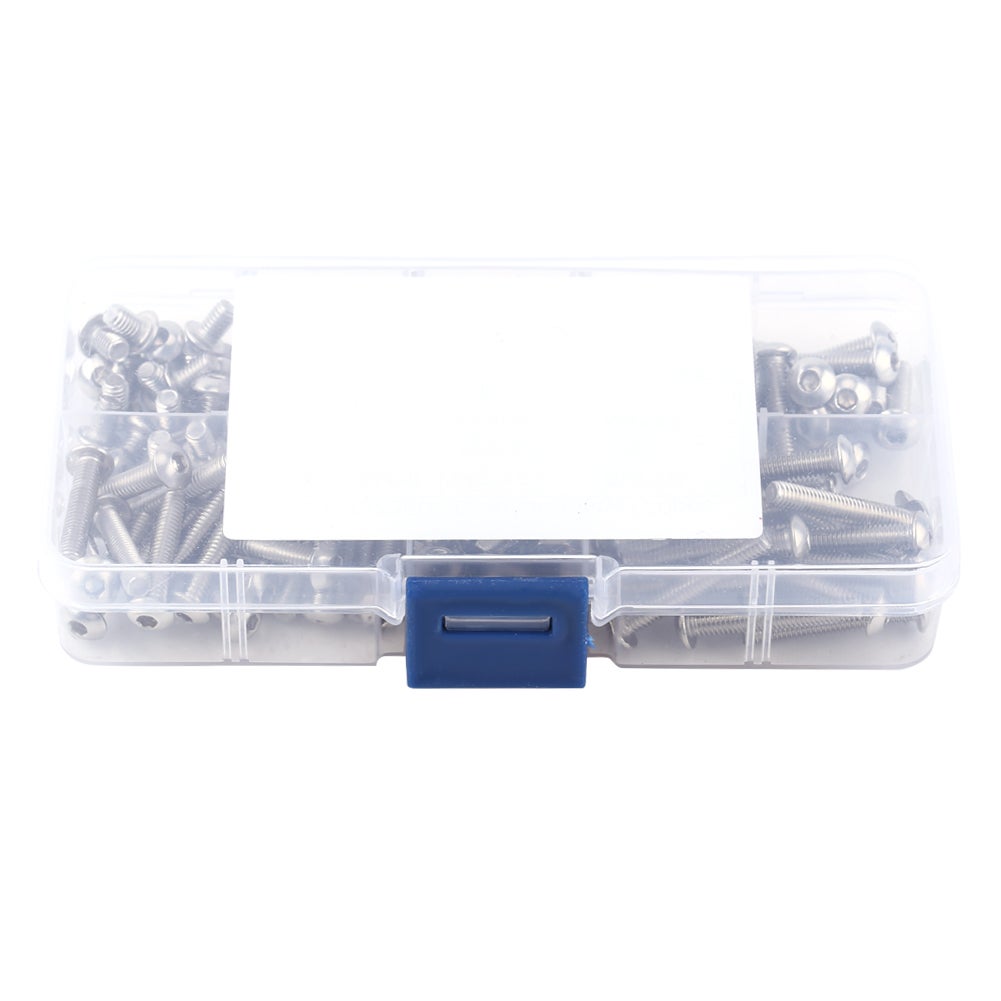 300 Pezzi Viti M4 Inox 304 Set Da 300 Pezzi: Bulloni M4 In Con Testa Esagonale, Dadi E Rondelle Acciaio Inox 304 - Foto 11