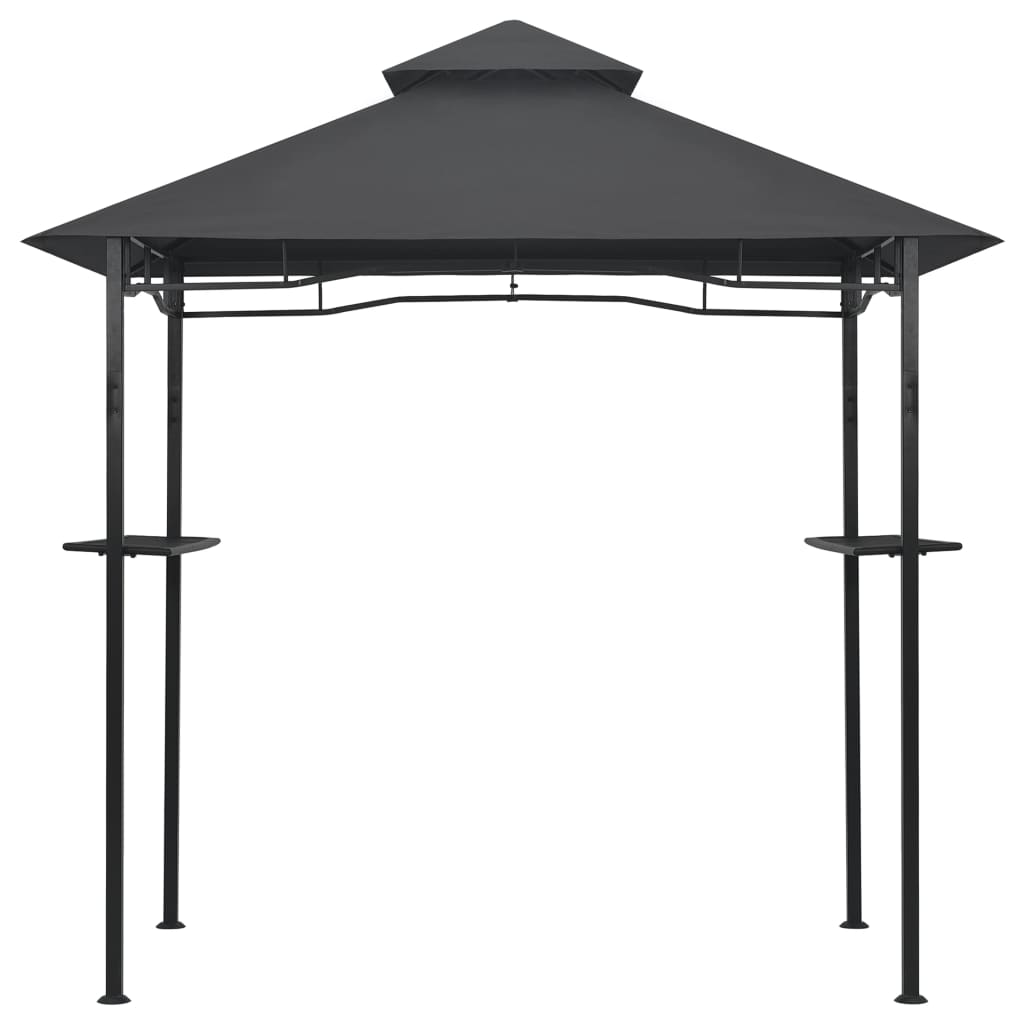 Tonnelle de jardin de barbecue 240x150x255 cm Anthracite Acier CFW400050 - 3