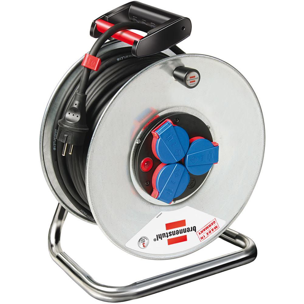Brennenstuhl Tambor De Cable De Garant S Ip44 40M H07rn-F 3G1.5 11983 Negro , Leroy Merlin