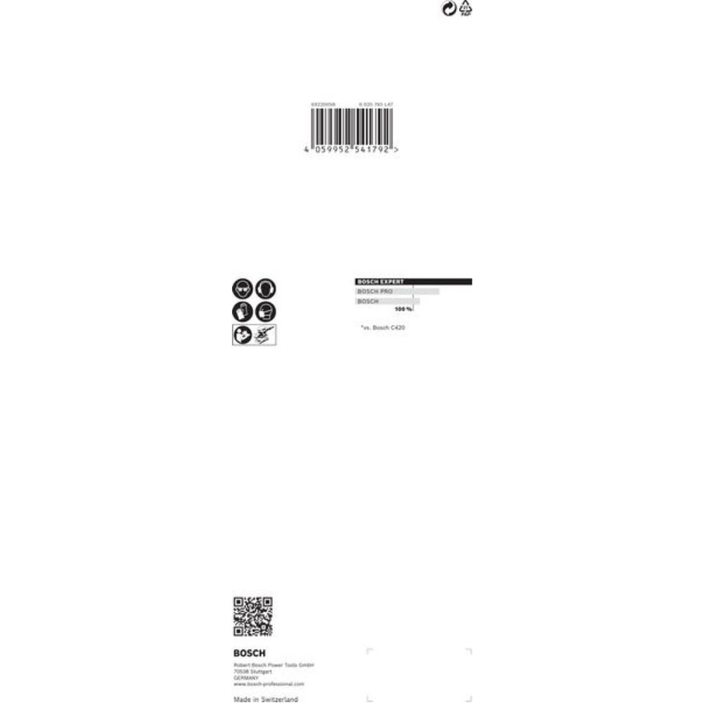 Bosch Professional 10x Carte abrasive Expert C470 senza fori (per Legno duro, Vernice su legno, 93x230 mm, Grana 60, accessorio Levigatrice orbitale) - 4