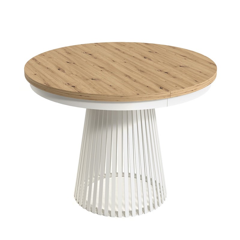 MINIO go for it, Stół rozkładany GORI w kolorze dąb artisan/biały