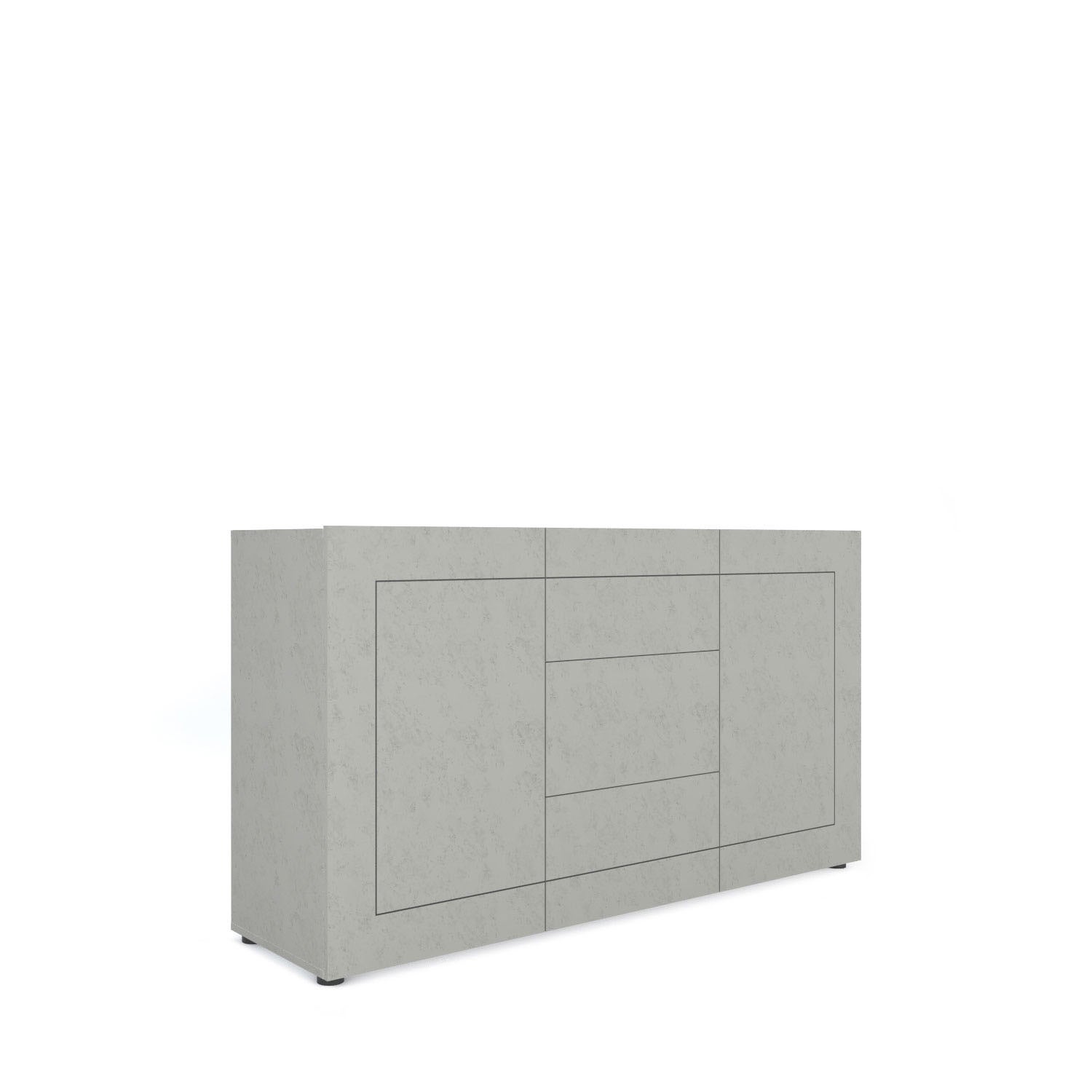Komoda 2-drzwiowa/3-szufladowa 150x40x83,5 cm Elios kaszmir
