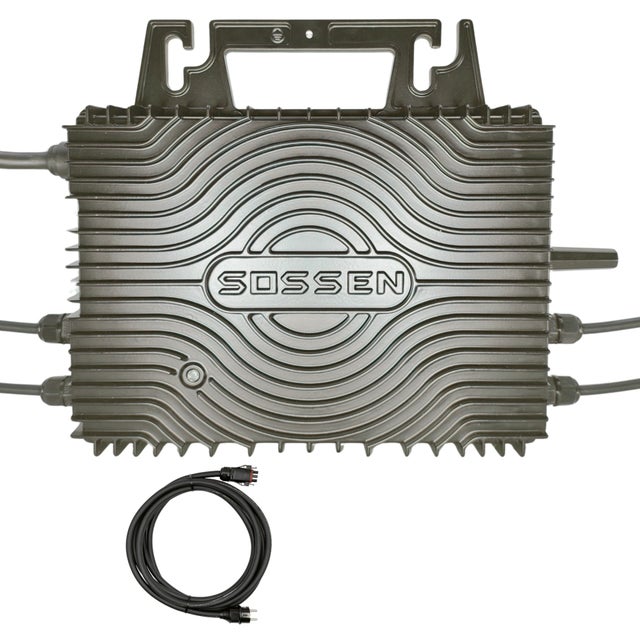 Micro-onduleur 1000W Wifi Sossen 25A + Câble AC 5m