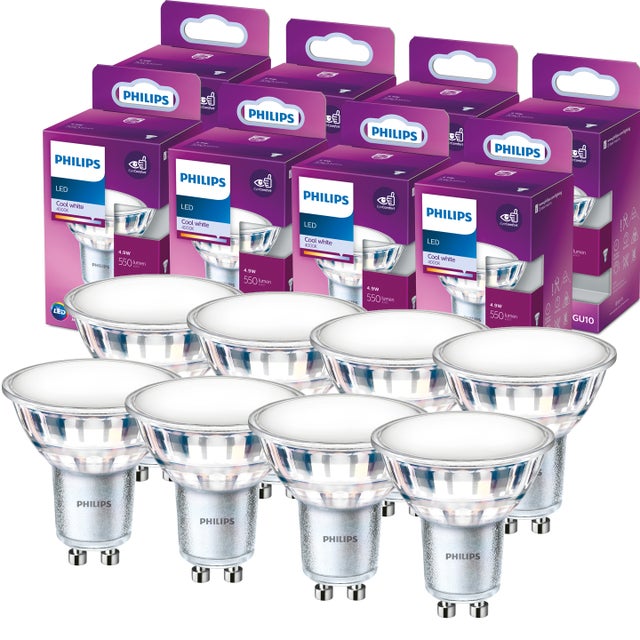 Żarówka LED GU10 Reflektor PAR16 4.9 W 550lm 4000K Neutralna biel 120st. LED Classic Philips