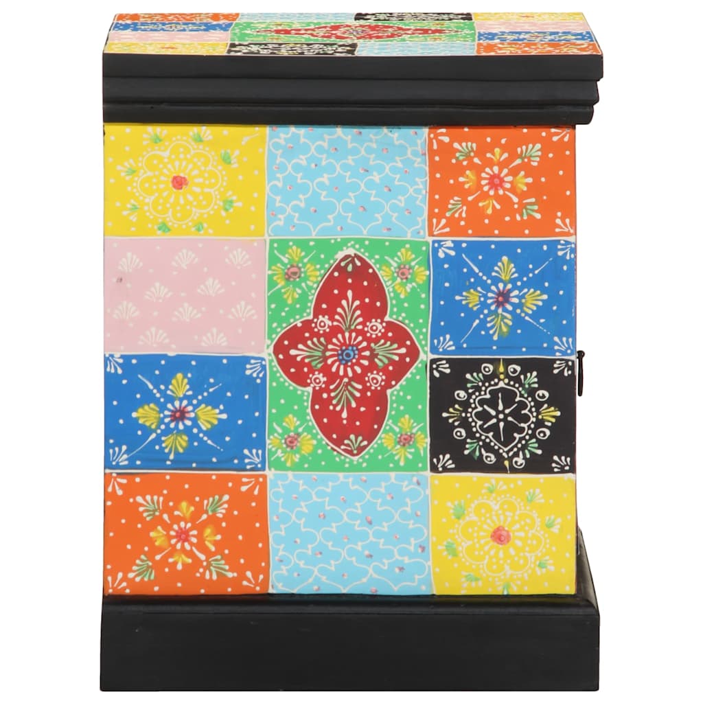 Tables de chevet multicolores 2 pièces 40 x 35 x 45 cm - 5