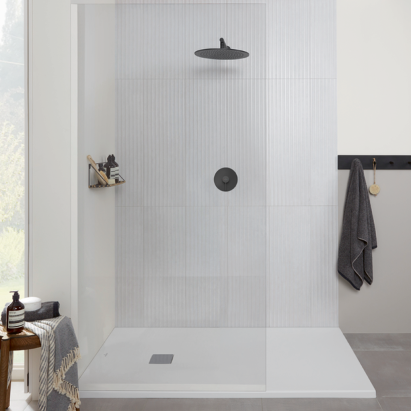 Receveur 90 x 90 VILLEROY ET BOCH Crystal carré blanc - 3
