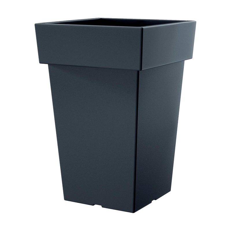 Doniczka kwadratowa Prosperplast Lofly Square DLOFQ200 kolor Antracyt 1szt
