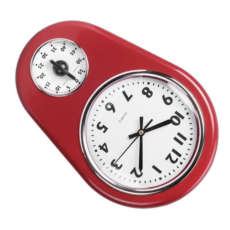 Vintage Wall Big Watch Hanging Clock Maison Kitchen Timer | Leroy Merlin