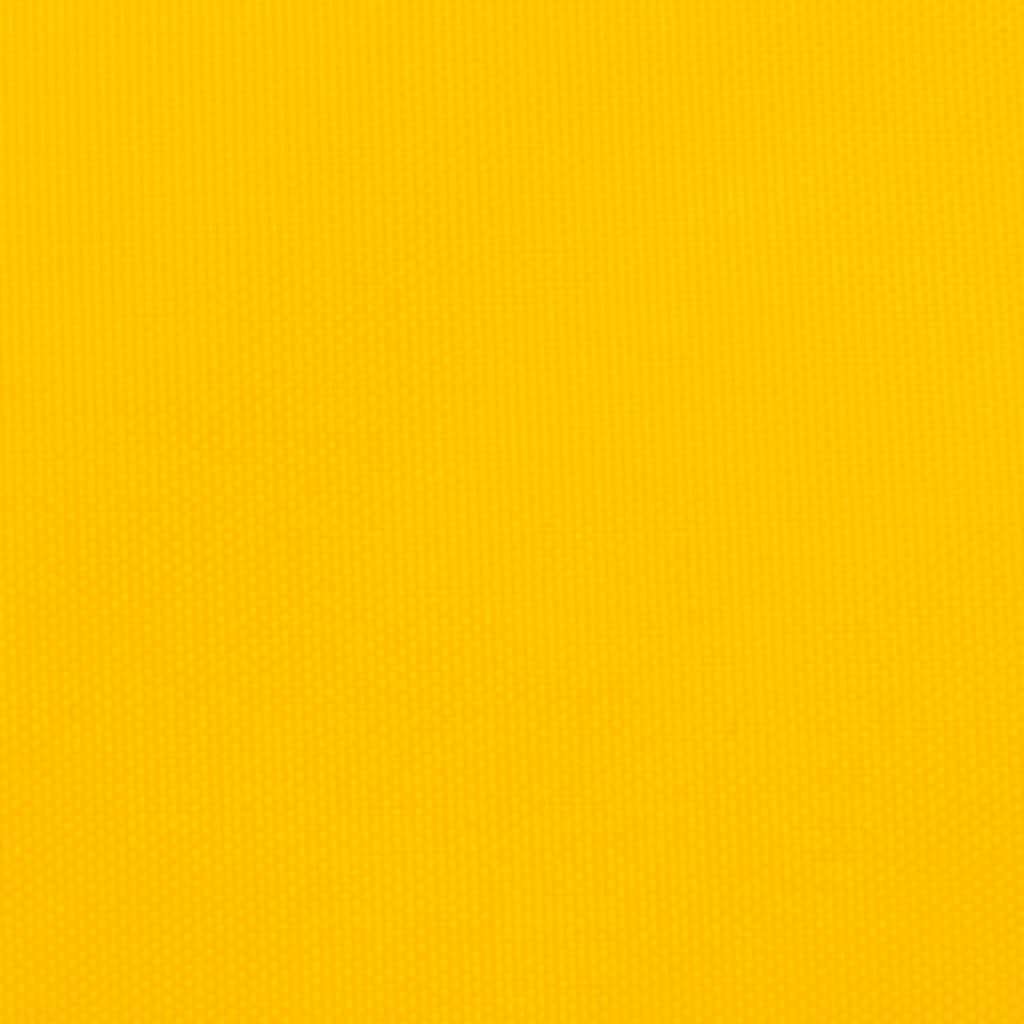 Maison Exclusive - Parasole a Vela Oxford Triangolare 4x4x5,8 m Giallo - 9