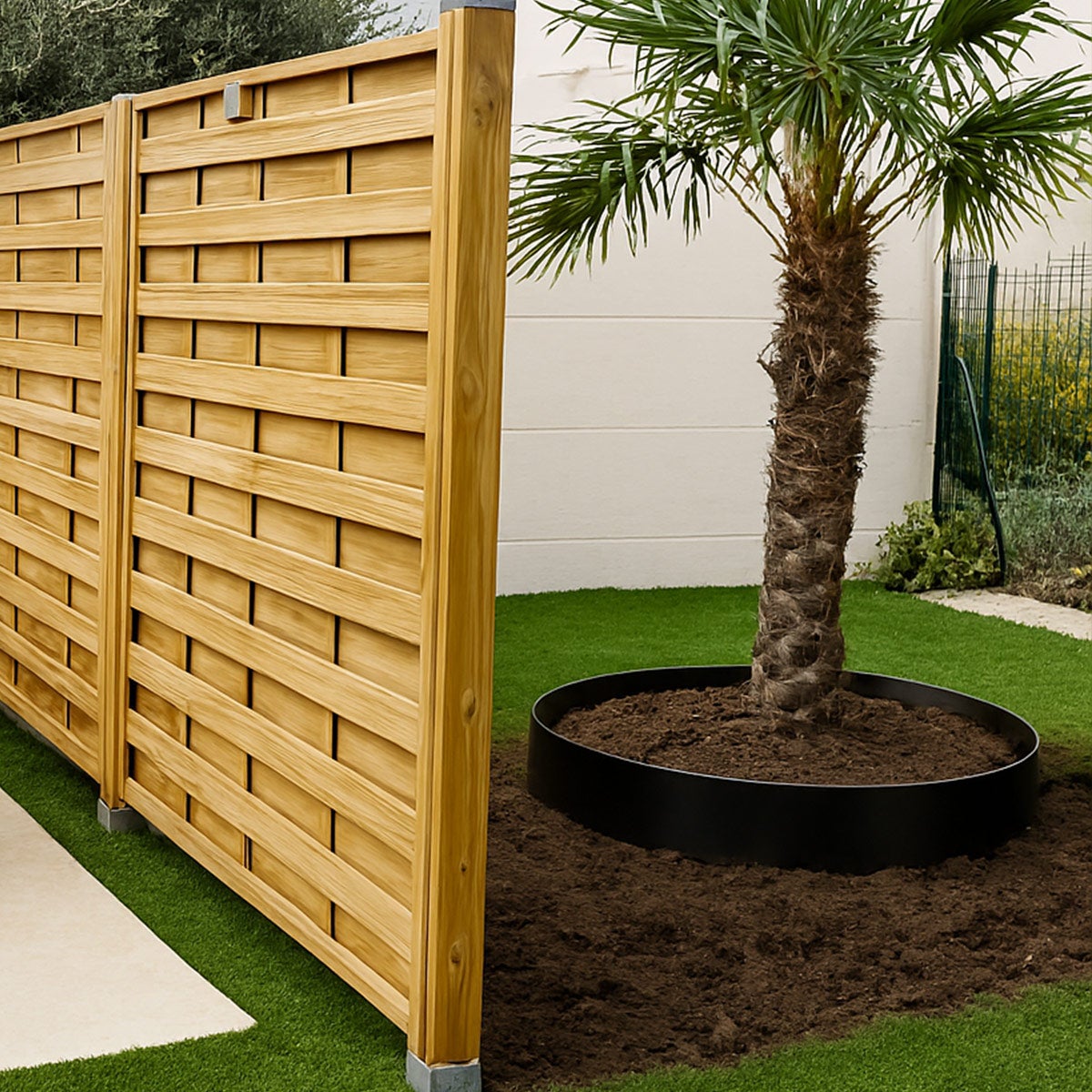 Barrière anti-racines de 70 cm de haut - Barrière anti-rhizomes Épaisseur 2 mm - 10 m de longueur - En HDPE de haute qualité 10 mètres - Jardinage Media