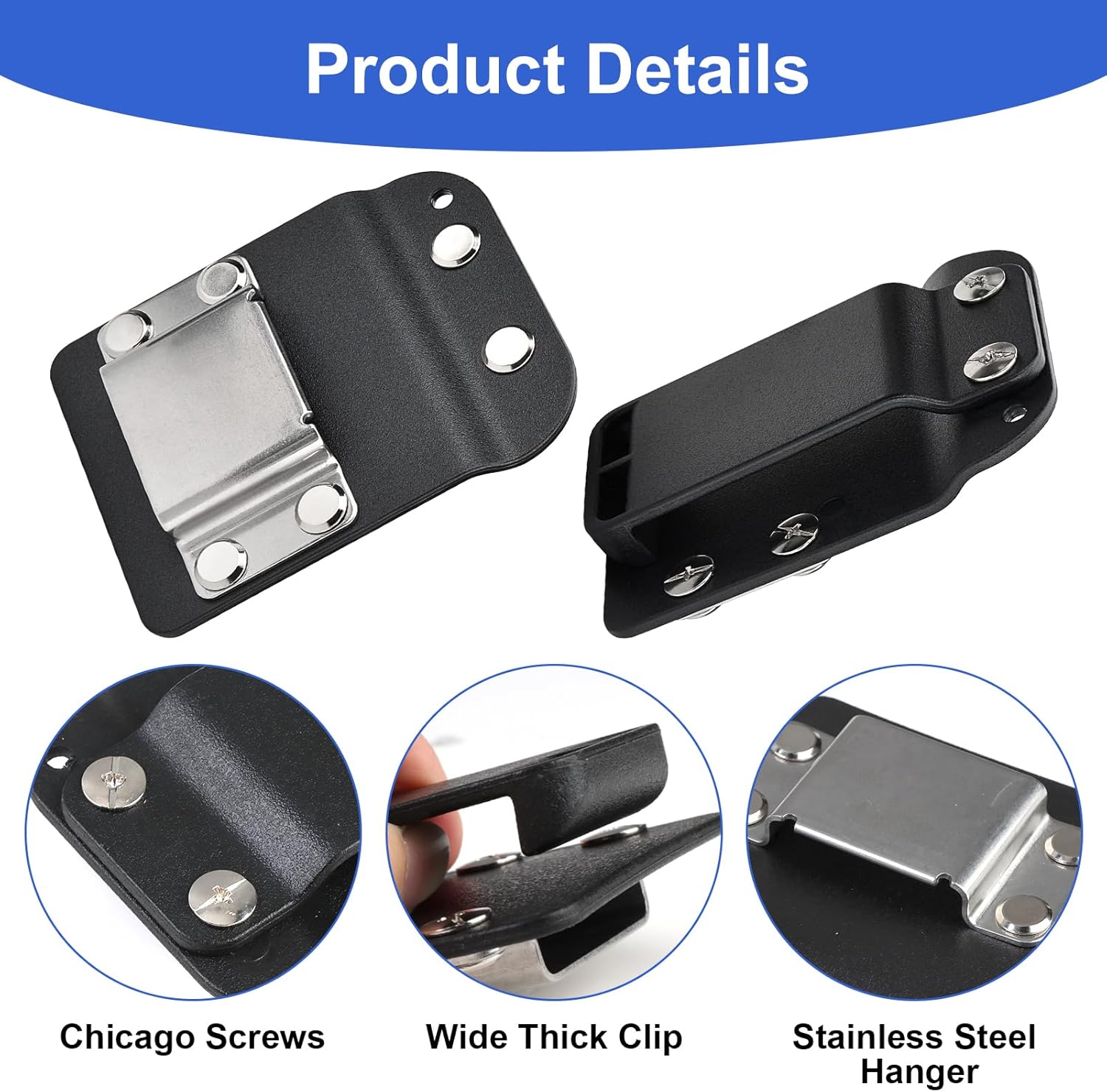 15 Pezzi Clip Da Cintura Porta Trapano Clip Per Attrezzi Kit - 7