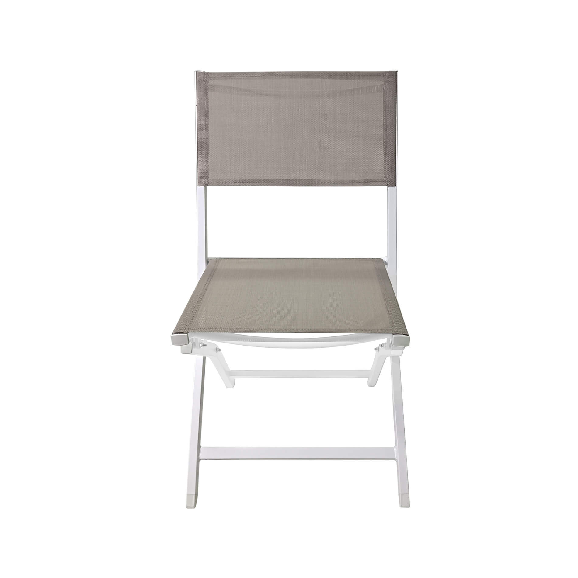 Rebecca Mobili Sonnenliege, klappbar, Beige, Aluminium, Polyester, für Garten, Strand, mit neigbarem Sonnendach – Maße HxBxT: 38 x 186 x 61 cm – Art. RE7154
