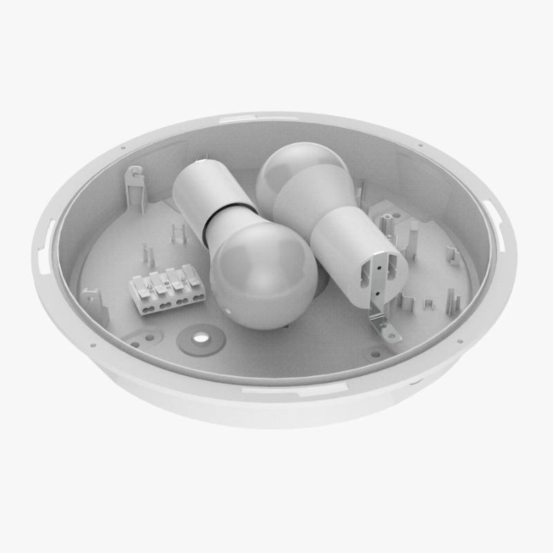 Hublot LED IP65 IK10 ø30 cm pour 2 Ampoules E27 - SILAMP - 4