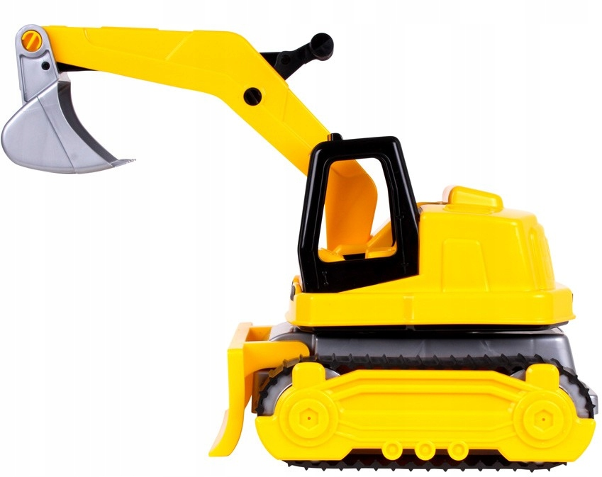 Duza Koparka Ciągnik Gumowe Koła Gąsienicowe 6276