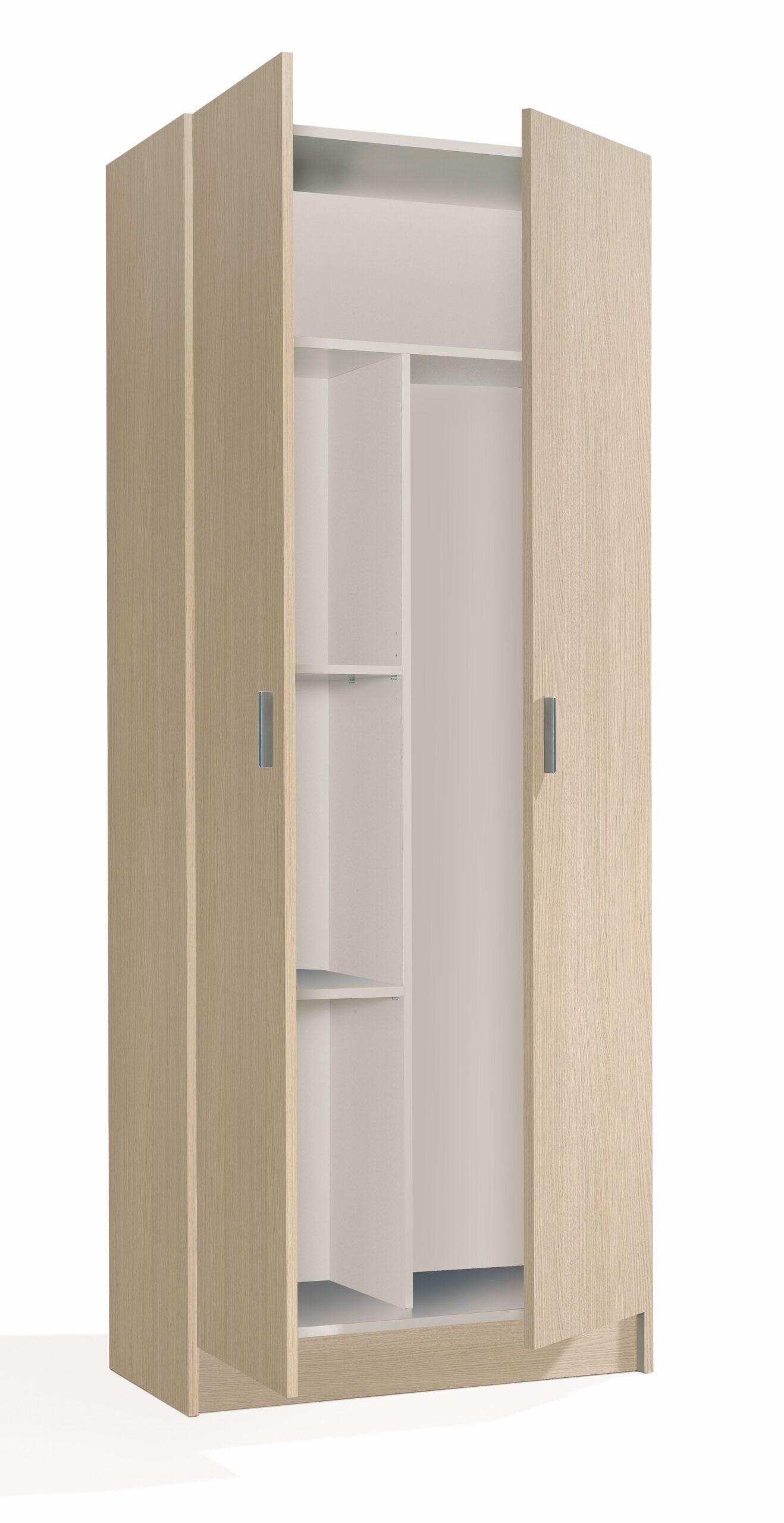 Armoire polyvalente 2 portes 3 zones - 4
