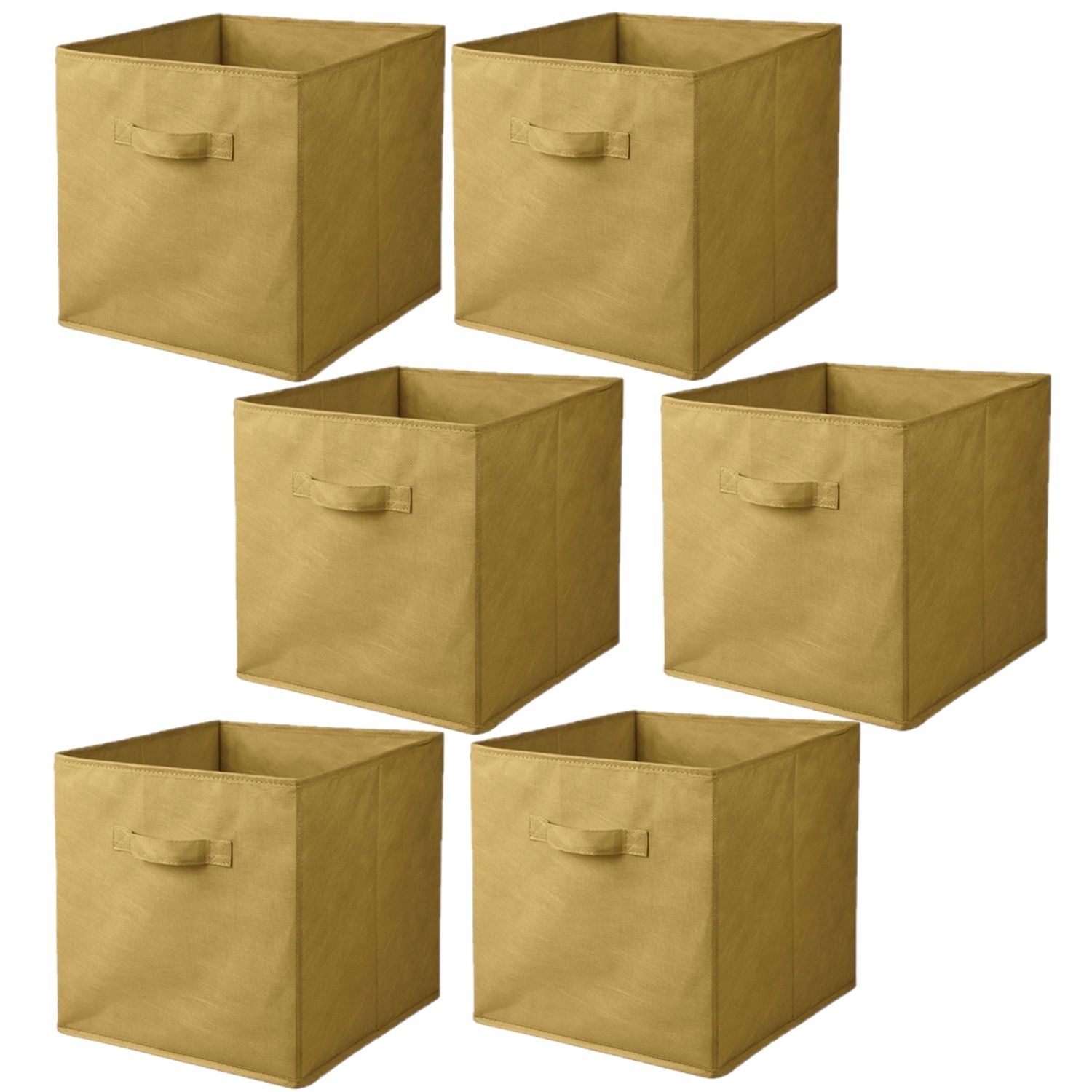 Boîte De Rangement Pliante BoxyTidy – Cube Rangement Vêtements, Jouets, Bureau, Dimensions 47x28x20cm, Ultra-résistante (lot De 2)