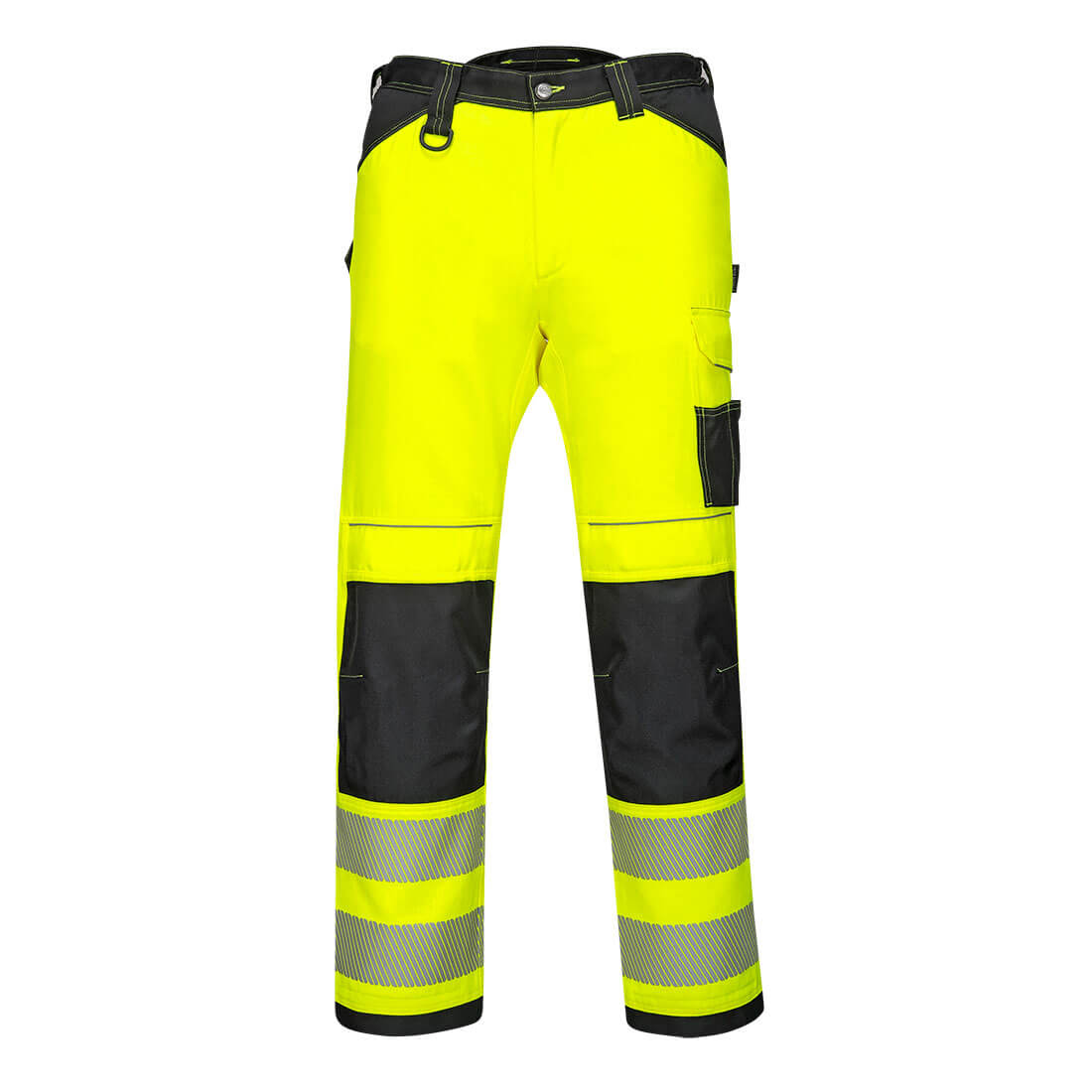 Portwest - Pantalon de travail extensible léger haute visibilité PW3 - Orange / Noir - 36 - 4