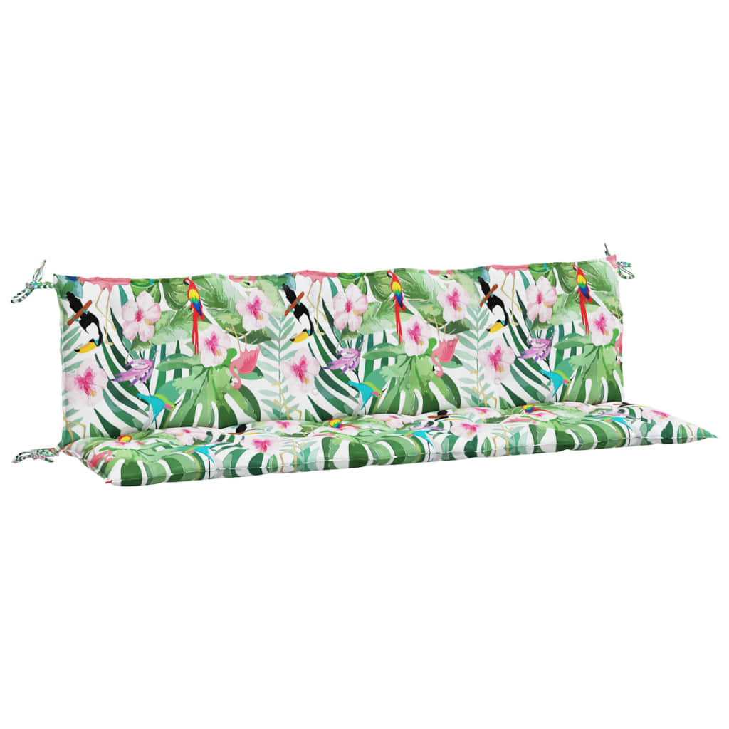 Coussins de banc de jardin 2 pcs multicolore tissu Oxford - 2